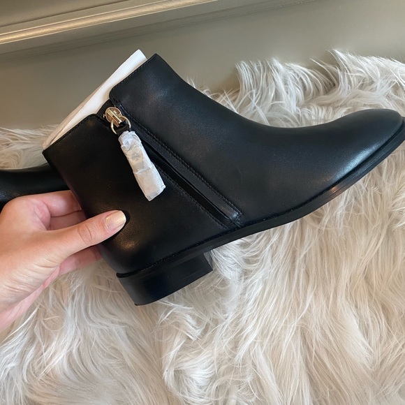 Kate Spade Bacall black leather booties - Picture 3 of 9